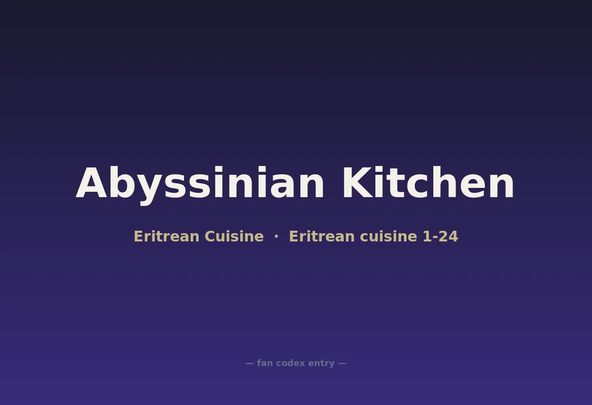 Abyssinian Kitchen